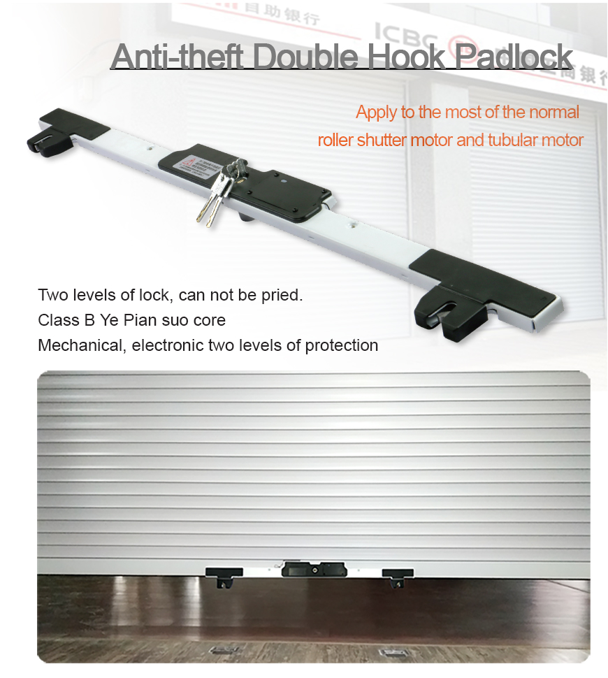 Anti-Theft Double Hook Padlock Anti-Theft Double Hook Padlock