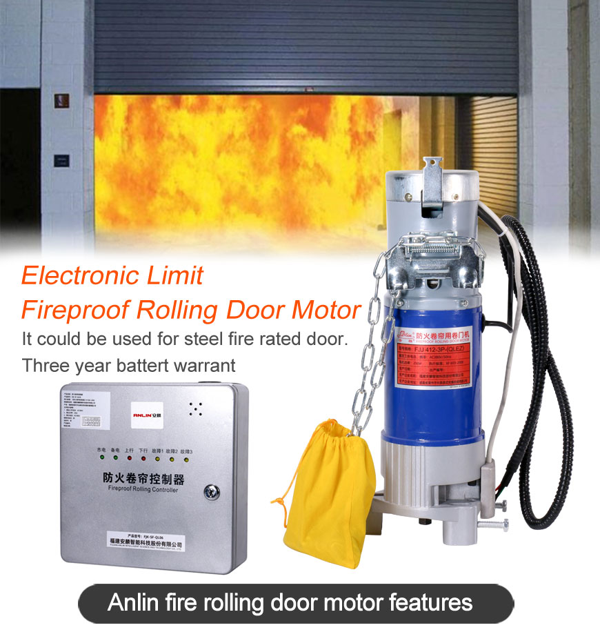 Industrial Fireproof Rolling Door Motor